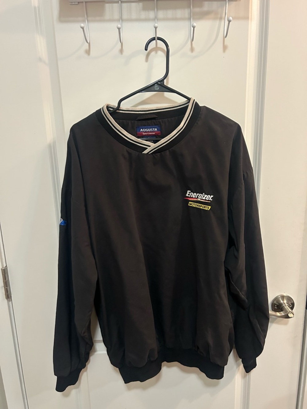 Augusta Sportswear Motorsports Racing Jacket Pullover L NASCAR Robby McGehee #55